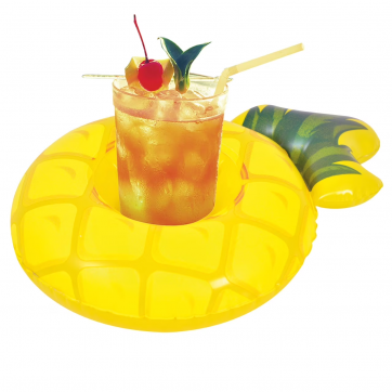 Inflatable Floating Pineapple Swimming Pool Drink Holder