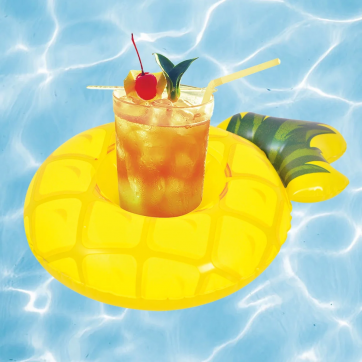 Inflatable Floating Pineapple Swimming Pool Drink Holder