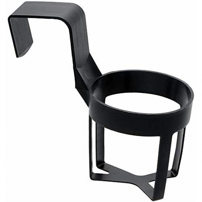 2pc Black Auto Car Vehicle Drink Cup Holders Can Bottle Container Hook for Truck Interior, Window Dash Mount