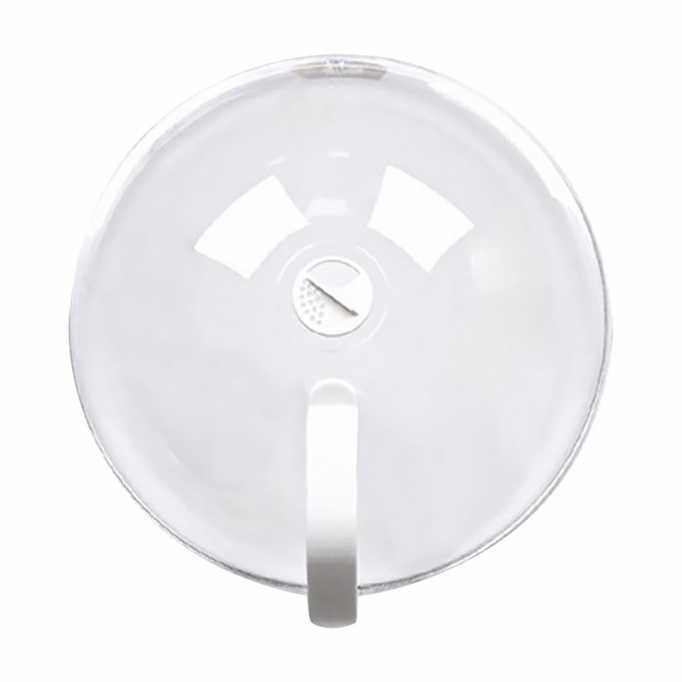 Microwave Plate Cover Transparent Splatter Lid With Steam Vents And Handle For Food Heating Oil Proof Dom